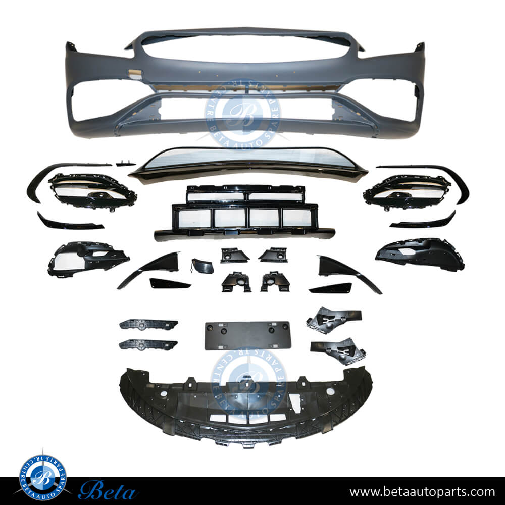 Front Bumper Assy AMG A45 for Mercedes A-Class 2016-2018 models, Part Number 1768809800 Front Bumper Assy AMG A45 for Mercedes A-Class 2016-2018 models, Part Number 1768809800